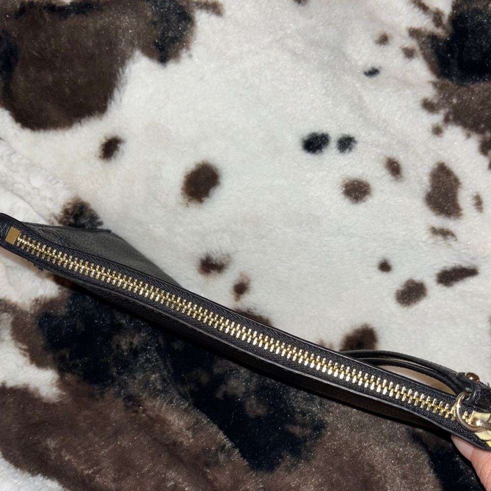 Michael Kors Black Pebbled Leather Clutch - Picture 3 of 6